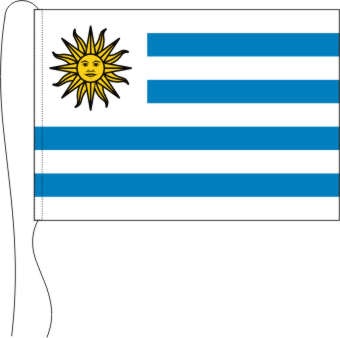 Uruguay - Tischflagge 25 x 15 cm